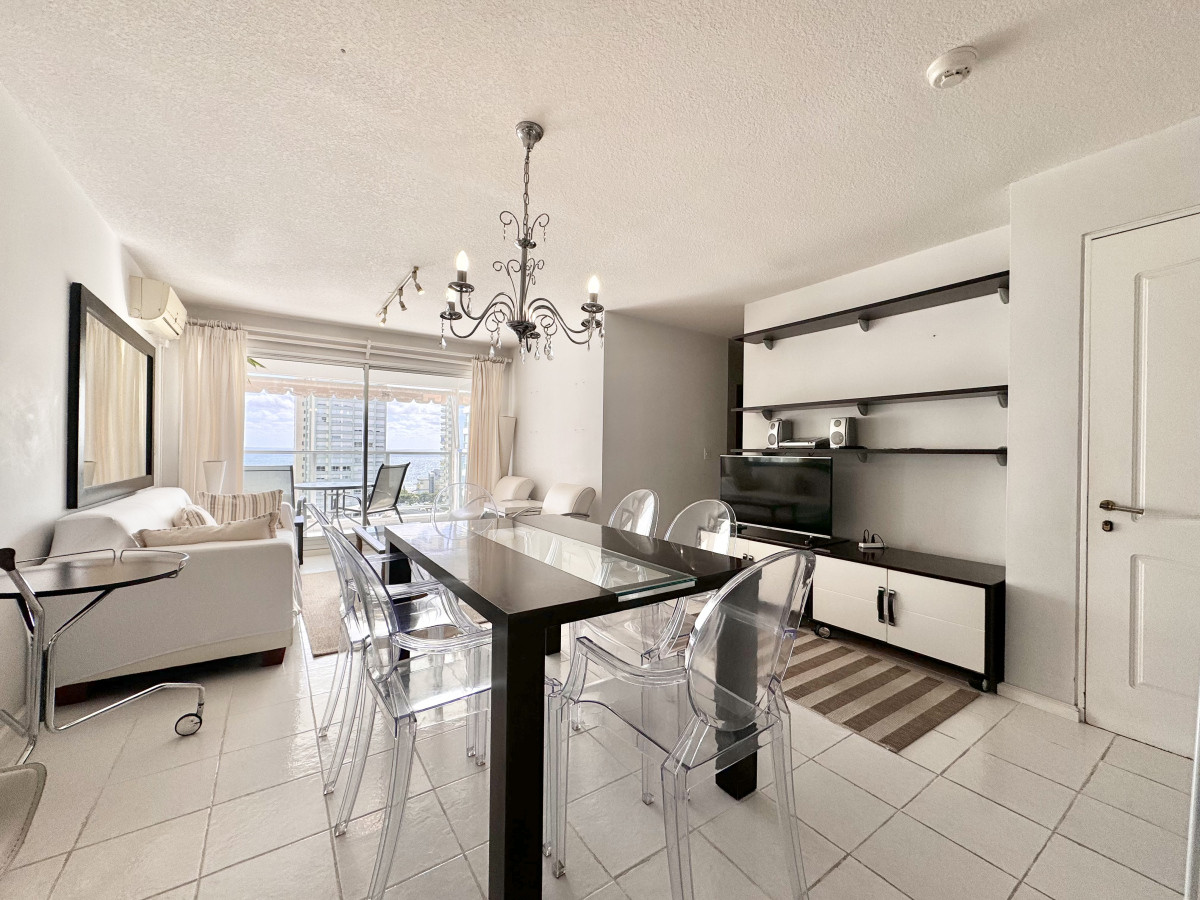 Apartamento de dos dormitorios en alquiler temporal. Punta del Este