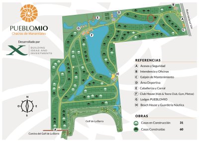 Terreno en venta en Pueblo Mio Golf Manantiales