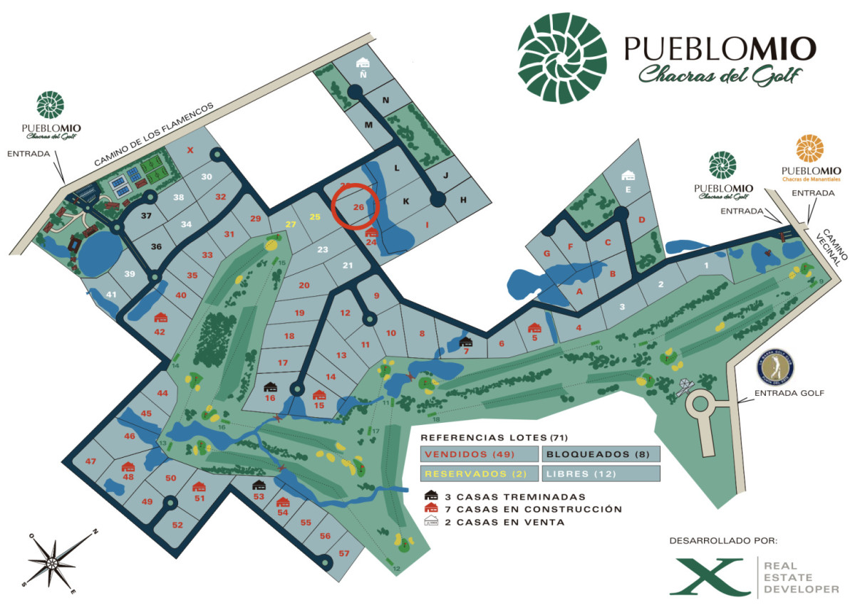 Terreno en Pueblo Mio Golf Manantiales