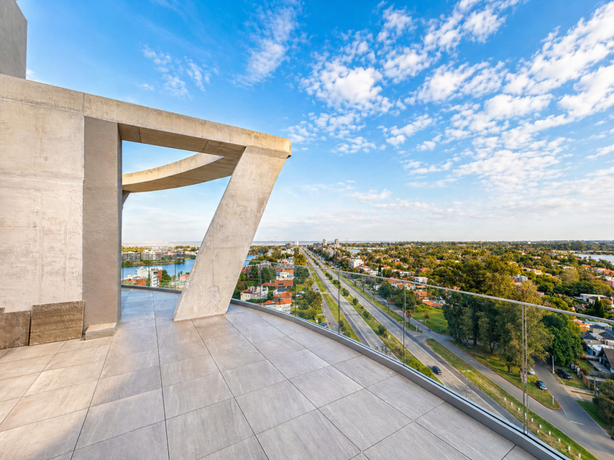 Apartamento 2 dormitorios piso alto en AVA La Caleta | Terraza amplia y parrillero
