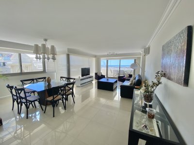 VENTA DE APARTAMENTO DE 3 SUITES FRENTE AL MAR EN EDIFICIO IMPERIALE PUNTA DEL ESTE 