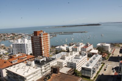 Muy buena vista al puerto 