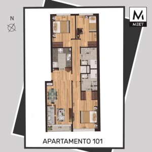 Venta apartamento 3 dormitorios en Malvín a estrenar Marzo 2023 