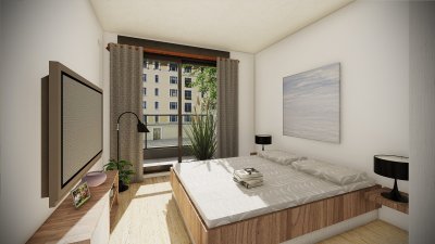 Venta apartamento 1 dormitorio a Estrenar en Cordon orientacion Norte 