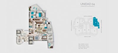 Apartamento en Venta 2 dormitorios y dependencia de servicio en Torre de categoría 