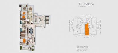 Apartamento en VENTA 2 DORMITORIOS LOOK BRAVA 