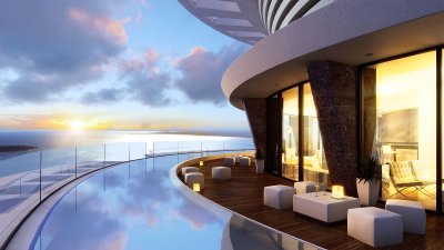 Venta de apartamento en la Mansa, 2 dormitorios, 2 baños, la mejor vista y estilo.