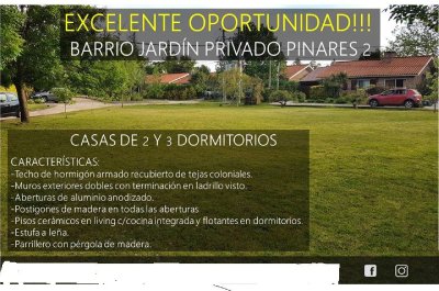 Venta de casa en Altos del Pinar, 3 dormitorios,  2 baños, a estrenar.