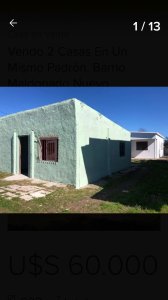 Venta de casa en Maldonado Nuevo, 2 dormitorio, baño, para vivir todo el año.