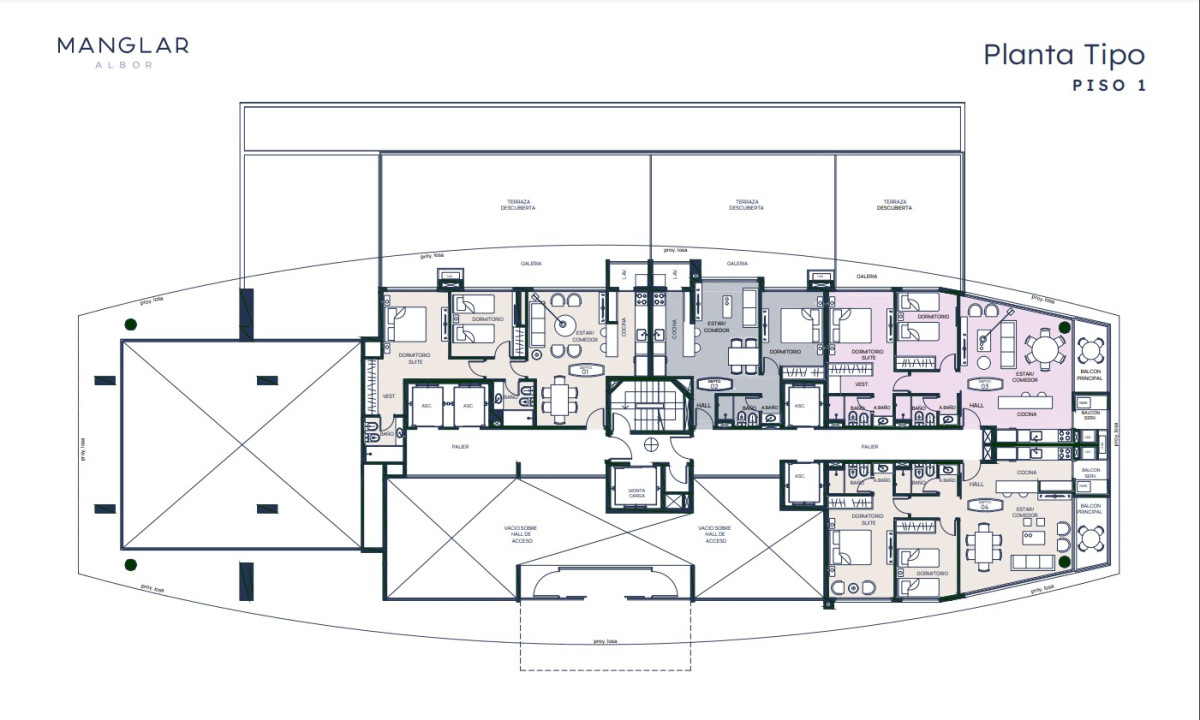 Apartamento de 2 Dormitorios y 2 Baños 
