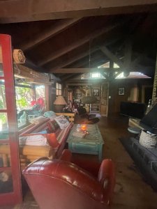 divina cabaña hermoso jardin